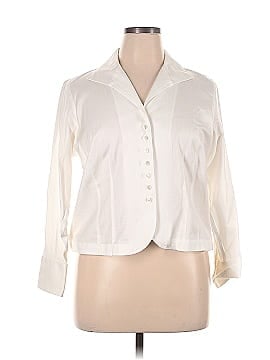 Talbots 3/4 Sleeve Button-Down Shirt (view 1)