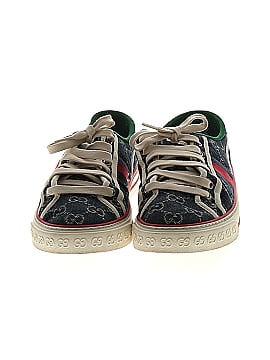 Gucci Denim GG Monogram Web Womens 1977 Tennis Sneakers  (view 2)