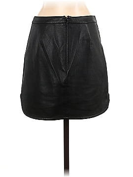 BCBGMAXAZRIA Faux Leather Skirt (view 2)