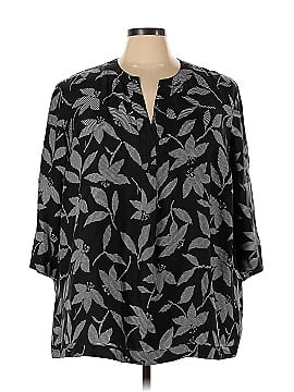 Jones New York Collection 3/4 Sleeve Silk Top (view 1)