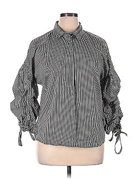 a.n.a. A New Approach Long Sleeve Button-Down Shirt (view 1)