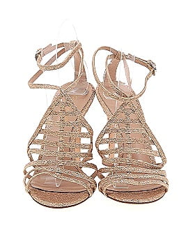 Gianvito Rossi Glitter-finished Twill Sandals (view 2)