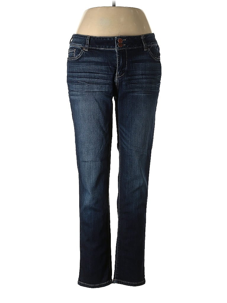 Soho JEANS NEW YORK & COMPANY Blue Jeans Size 12 - 68% off | ThredUp