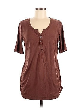 Isabel Short Sleeve Henley (view 1)