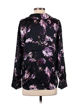 Vince. 3/4 Sleeve Silk Top (view 2)