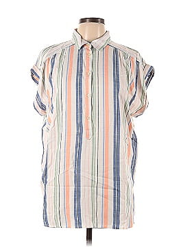 Ann Taylor LOFT Short Sleeve Button-Down Shirt (view 1)