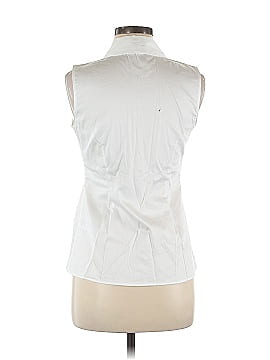 Hobbs London Sleeveless Button-Down Shirt (view 2)