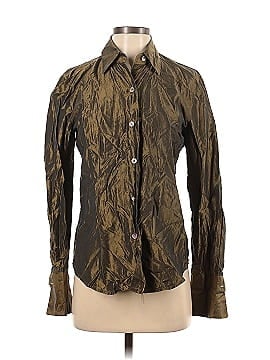 Linda Allard Ellen Tracy Long Sleeve Silk Top (view 1)