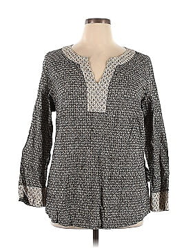 INC International Concepts Long Sleeve Blouse (view 1)