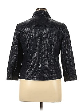 Ruby Rd. Faux Leather Jacket (view 2)