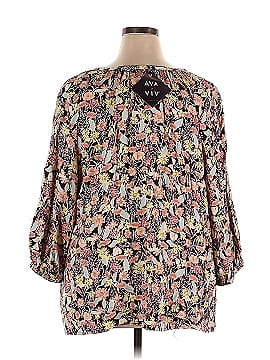 Ava & Viv 3/4 Sleeve Blouse (view 2)