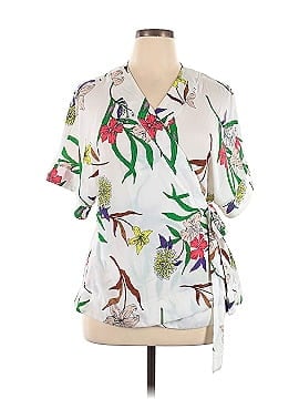 Worthington Short Sleeve Blouse (view 1)