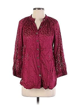 By Anthropologie 3/4 Sleeve Button-Down Shirt (view 1)