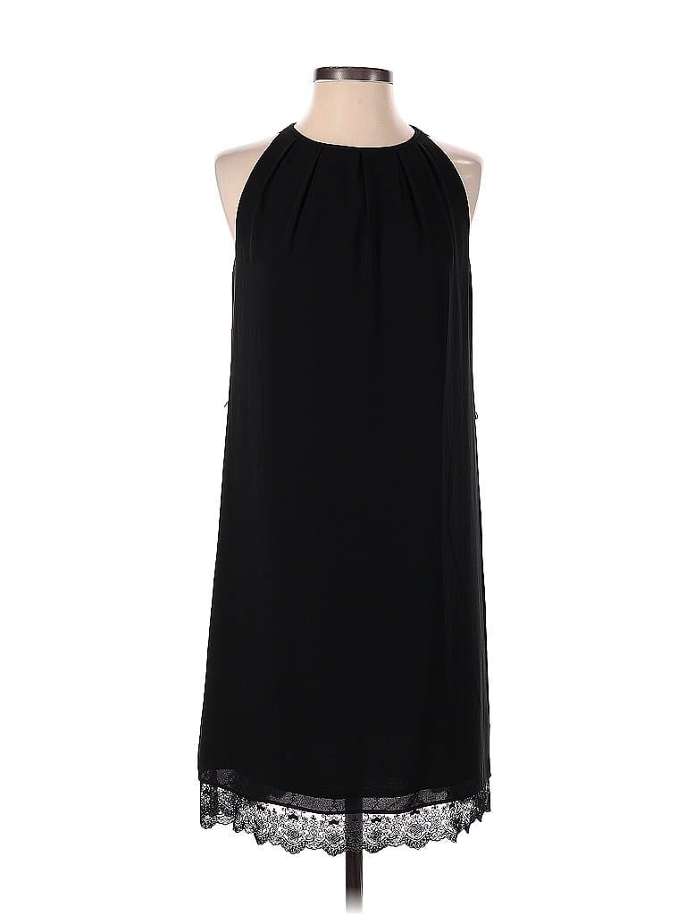 Pre-owned Ann Taylor Loft Cocktail Dress In Black