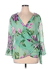 Sweet Pea By Stacy Frati 3/4 Sleeve Blouse