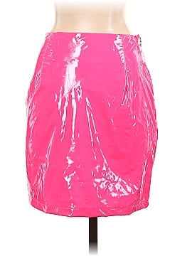 Shein Faux Leather Skirt (view 2)