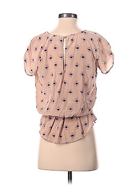 Joie Short Sleeve Silk Top (view 2)