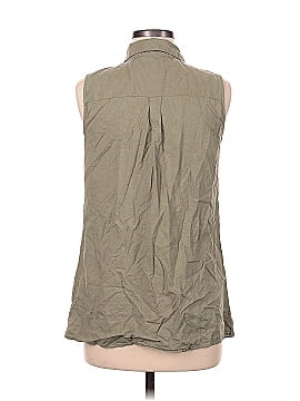 Dana Buchman Sleeveless Button-Down Shirt (view 2)