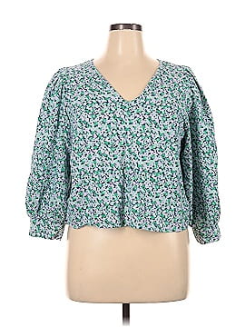 A New Day Long Sleeve Blouse (view 1)