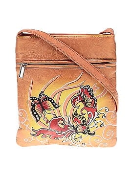 Biacci Leather Crossbody Bag (view 1)