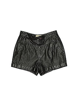 BA&SH Leandro Leather Shorts (view 1)