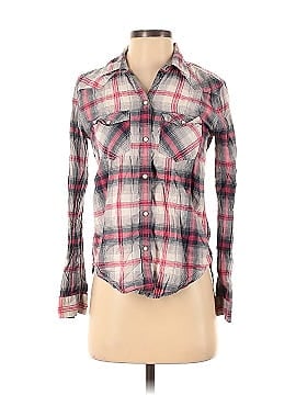 American Eagle Outfitters Long Sleeve Button-Down Shirt (view 1)