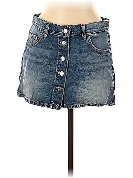 Zara Denim Skirt (view 1)