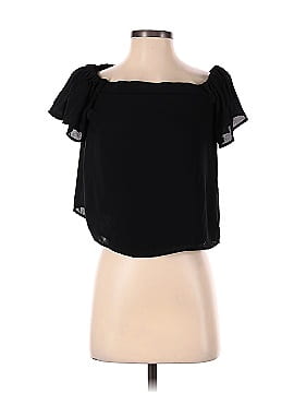 Charlotte Russe Short Sleeve Blouse (view 1)