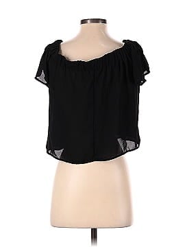 Charlotte Russe Short Sleeve Blouse (view 2)