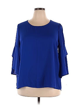 Ava James 3/4 Sleeve Blouse (view 1)