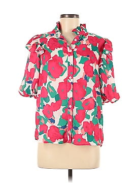 Flying Tomato 3/4 Sleeve Button-Down Shirt (view 1)