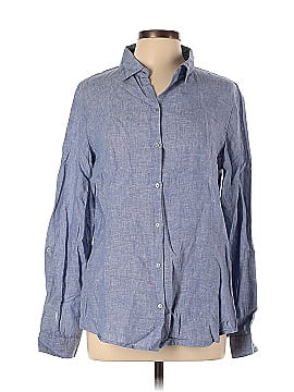 Sigrid Olsen Long Sleeve Button-Down Shirt (view 1)