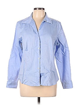 Ellen Tracy Long Sleeve Button-Down Shirt (view 1)