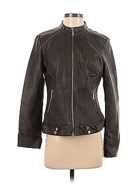Made By Johnny Faux Leather Jacket (view 1)