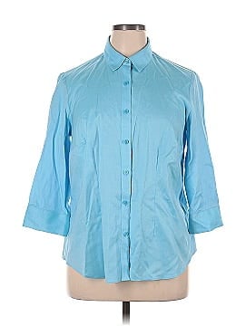 Coldwater Creek 3/4 Sleeve Button-Down Shirt (view 1)