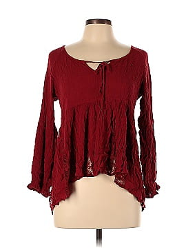 American Eagle Outfitters Long Sleeve Blouse (view 1)