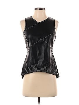 Zara Basic Faux Leather Top (view 1)