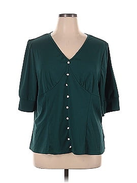 Shein Curve Short Sleeve Blouse (view 1)