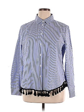 Who What Wear Long Sleeve Button-Down Shirt (view 1)