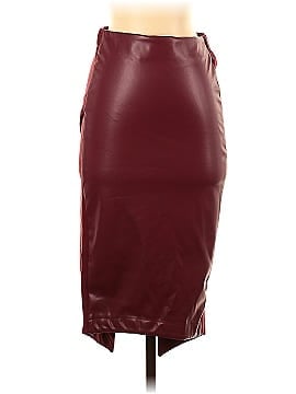 Gracia Faux Leather Skirt (view 1)