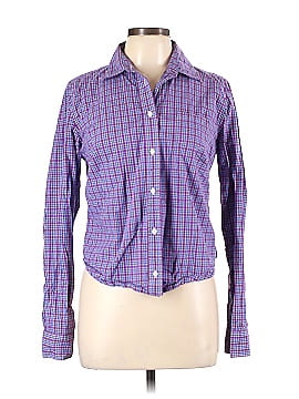 American Eagle Outfitters Long Sleeve Button-Down Shirt (view 1)