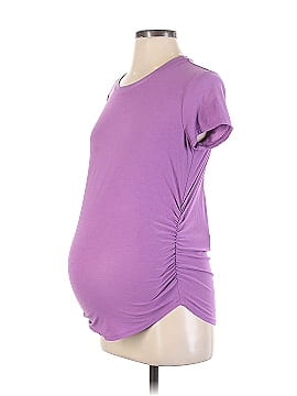 Beyond the Bump by Beyond Yoga Long Sleeve T-Shirt (view 1)