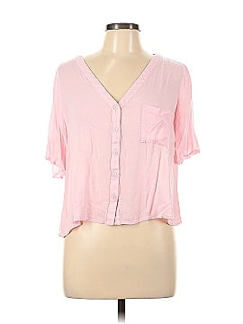 Lush Short Sleeve Button-Down Shirt (view 1)