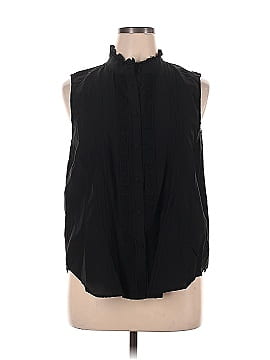 Ann Taylor Sleeveless Button-Down Shirt (view 1)