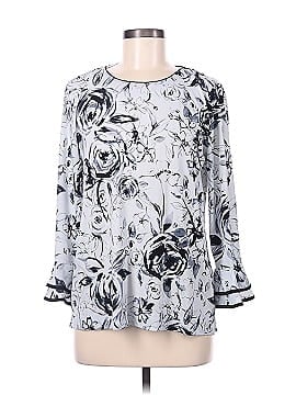 Karl Lagerfeld Paris Long Sleeve Blouse (view 1)