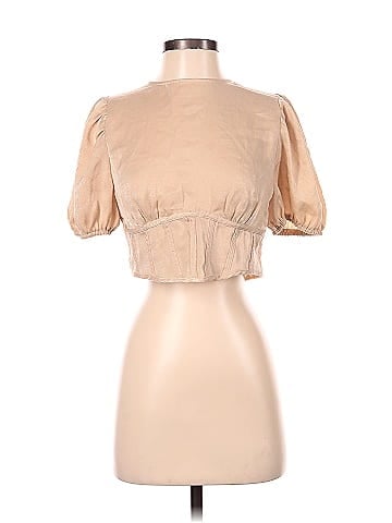 PrettyLittleThing Short Sleeve Blouse (view 1)