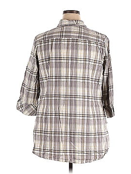 Lane Bryant 3/4 Sleeve Button-Down Shirt (view 2)