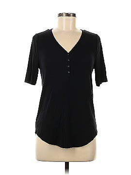 Ann Taylor LOFT Short Sleeve Henley (view 1)