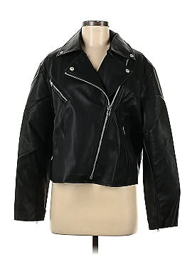 Akaiv Faux Leather Jacket (view 1)