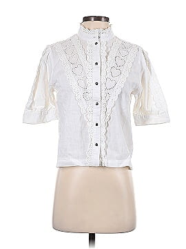 Topshop Short Sleeve Blouse (view 1)